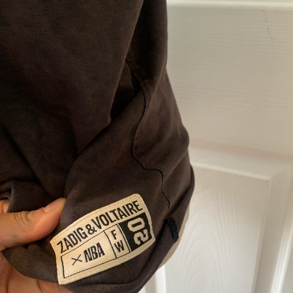 ZADIG & VOLTAIRE X NBA COLLECTION RHINESTONES TOP - Picture 3 of 6